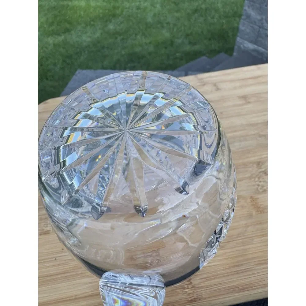 Vintage Waterford Crystal Martini Pitcher With Ice Lip Made in Ireland 7-1/4” H